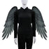 Halloween 3D Angel wings and Demon wings costume unisex soft adult and kids for halloween cosplay